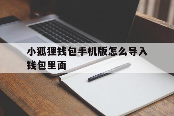 小狐狸钱包手机版怎么导入钱包里面,小狐狸钱包手机版怎么导入钱包里面的